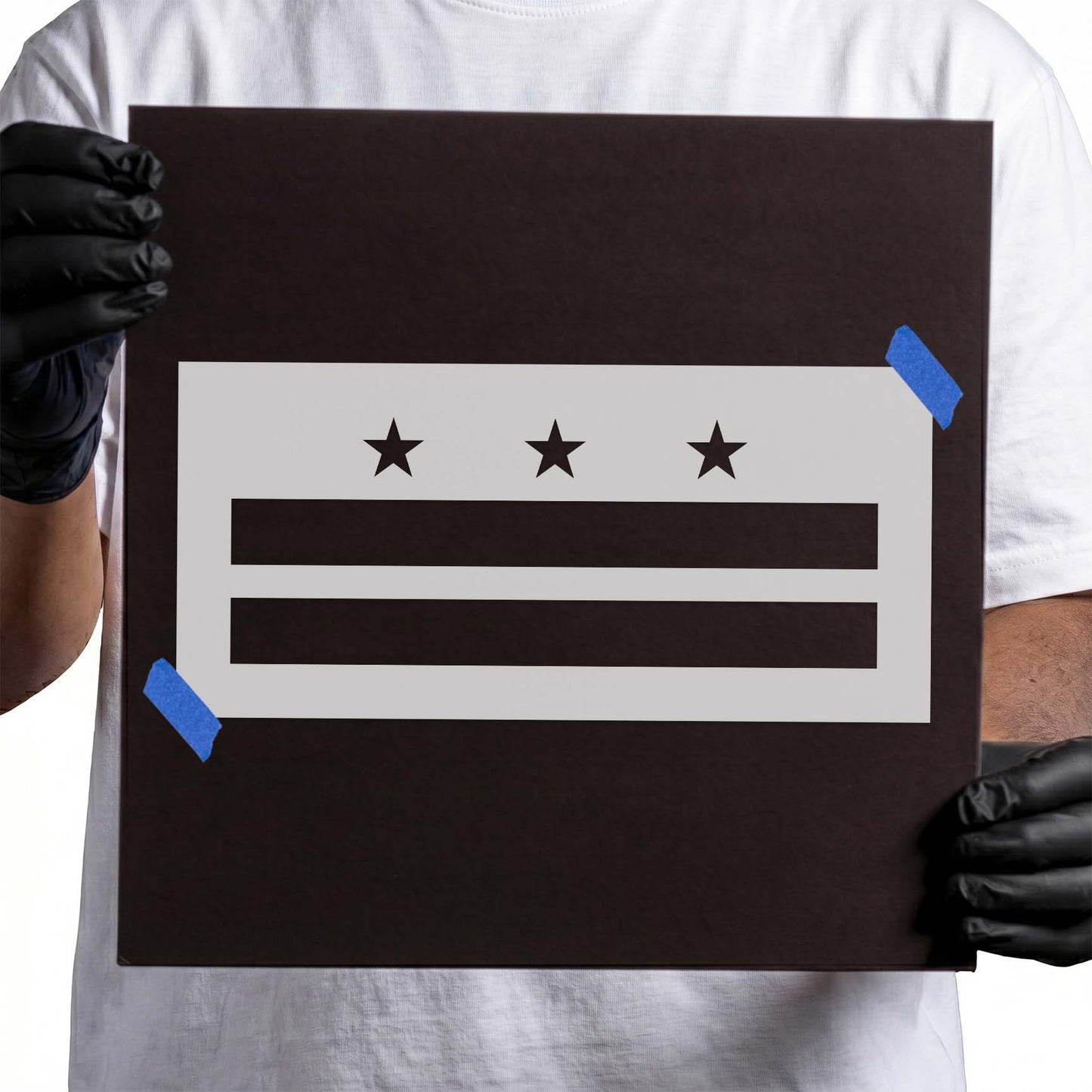 Washington, D.C. City Flag Stencil