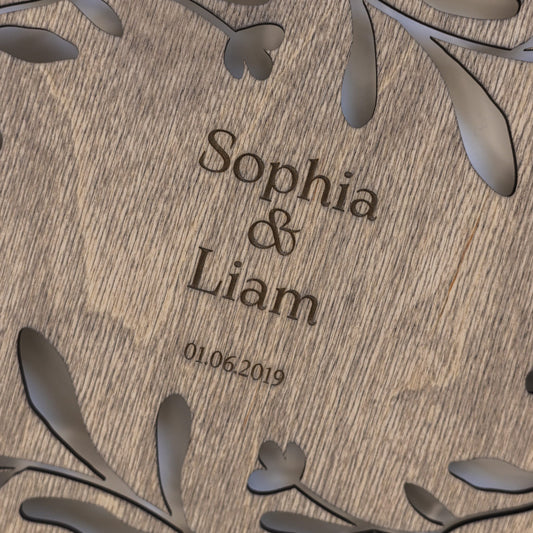 Wooden Photo Album - Vine