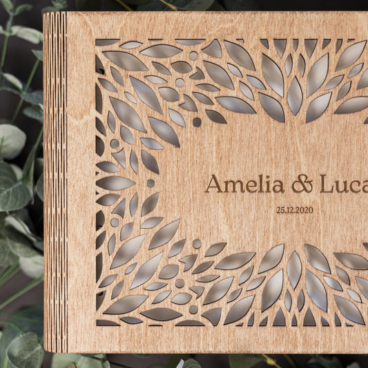Wooden Photo Album - Crownleaf