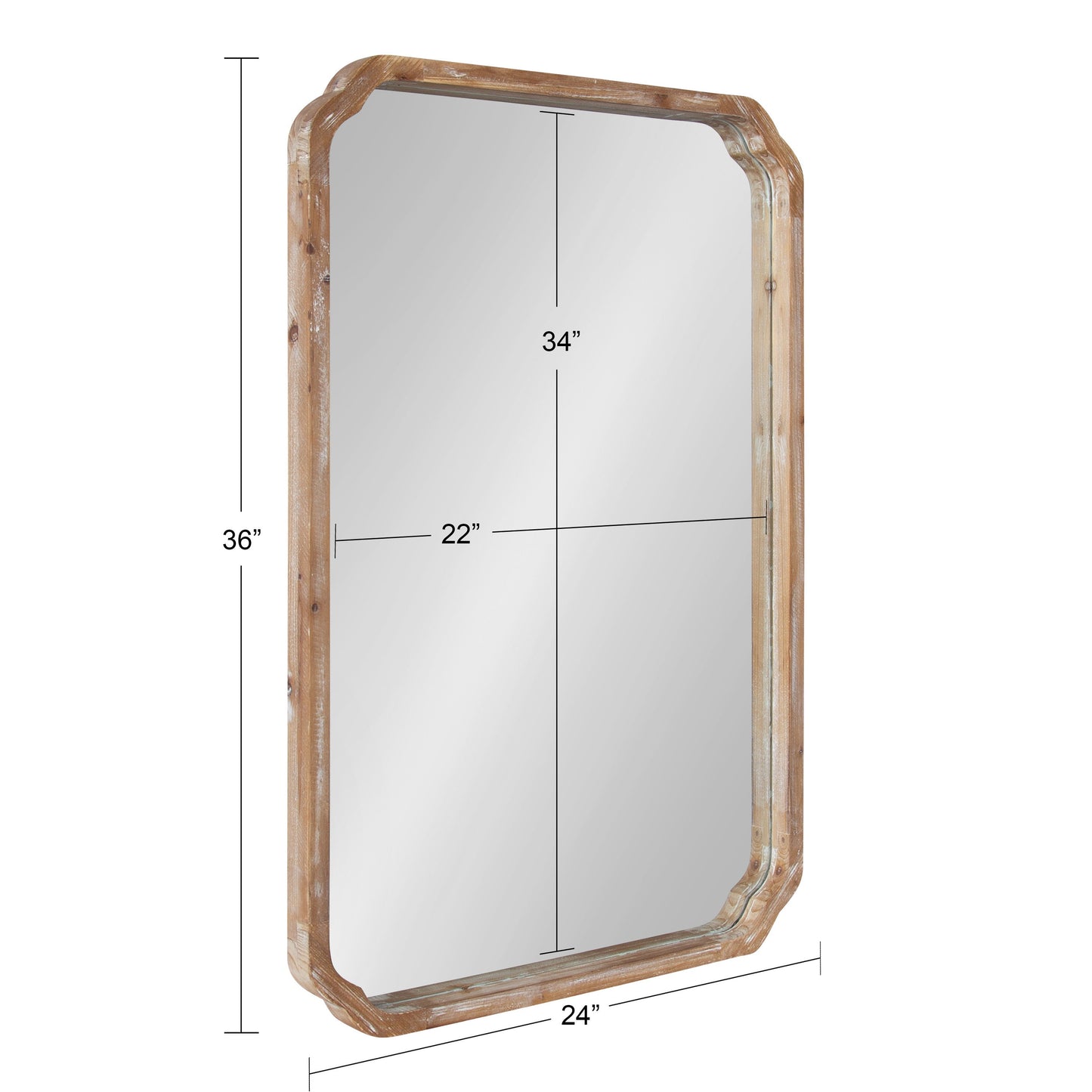 Marston Wood Framed Wall Mirror