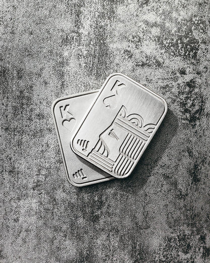 SHUFFLE POCKET KINGS V2 (Satin Silver)