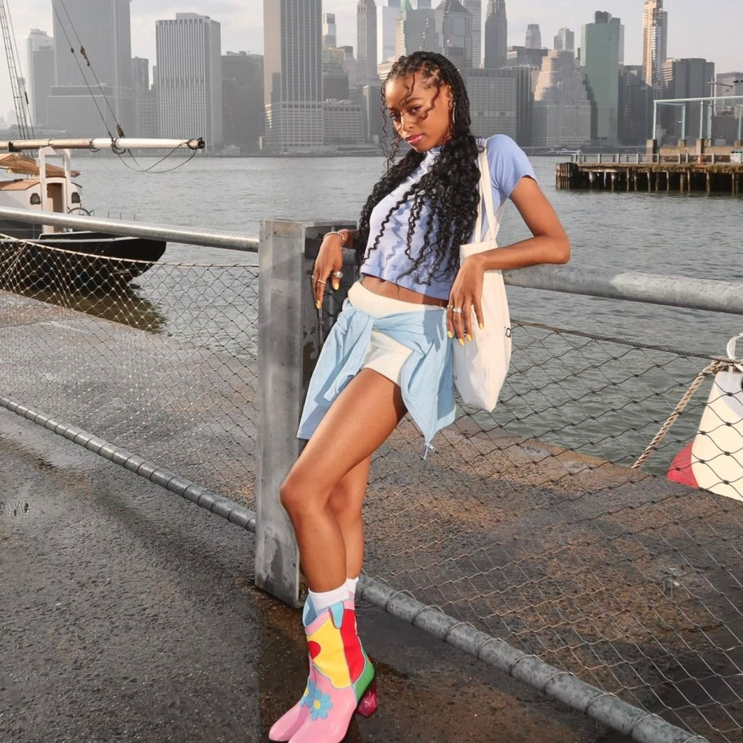DOVIANA Signature NYC Vibe Tote Bags