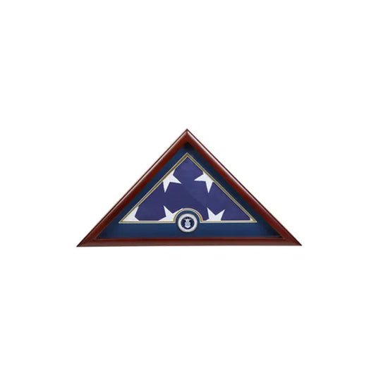 US Flag Display Case with Air Force Medallion