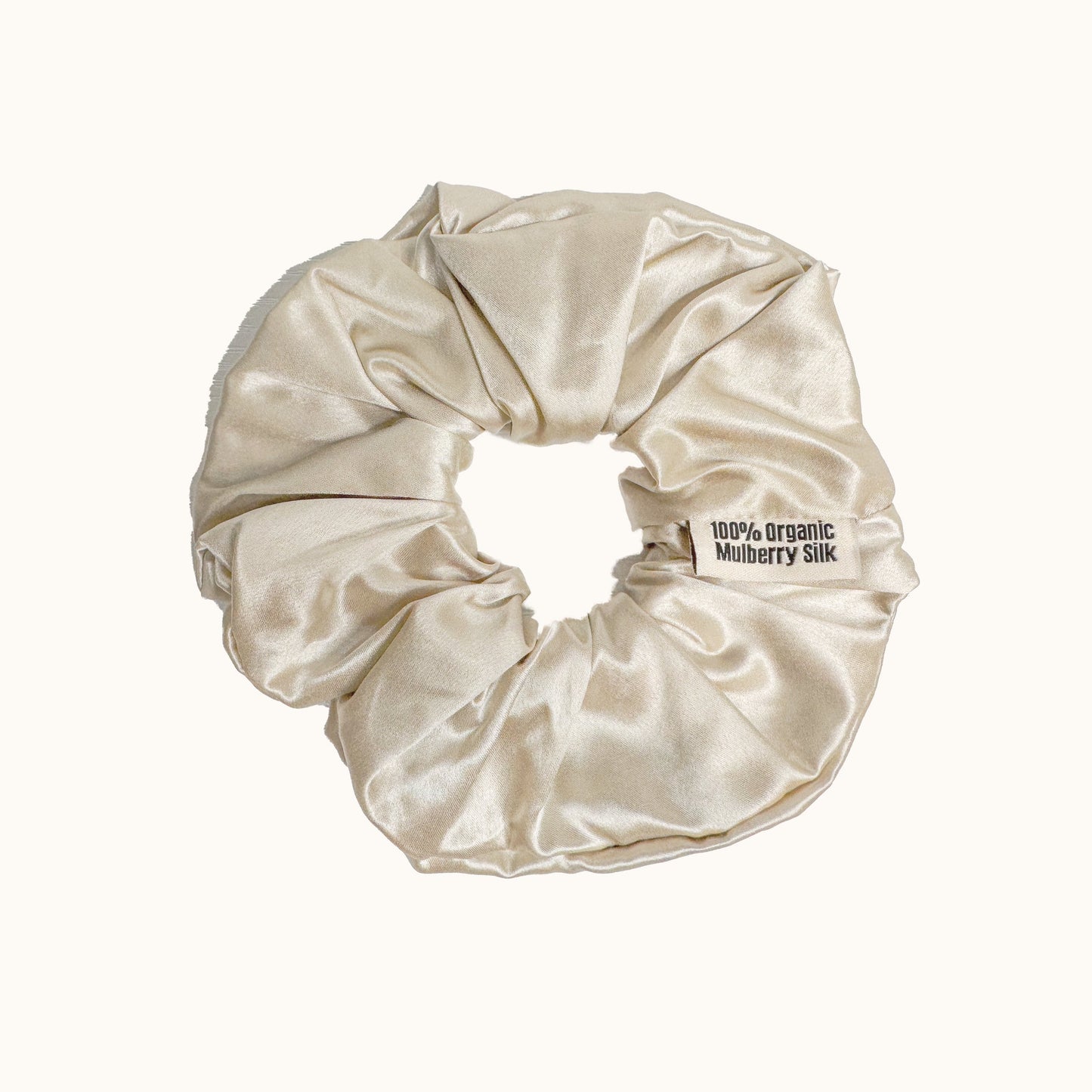 100% Organic Mulberry Silk Luxe Hydration Oversized Scrunchie