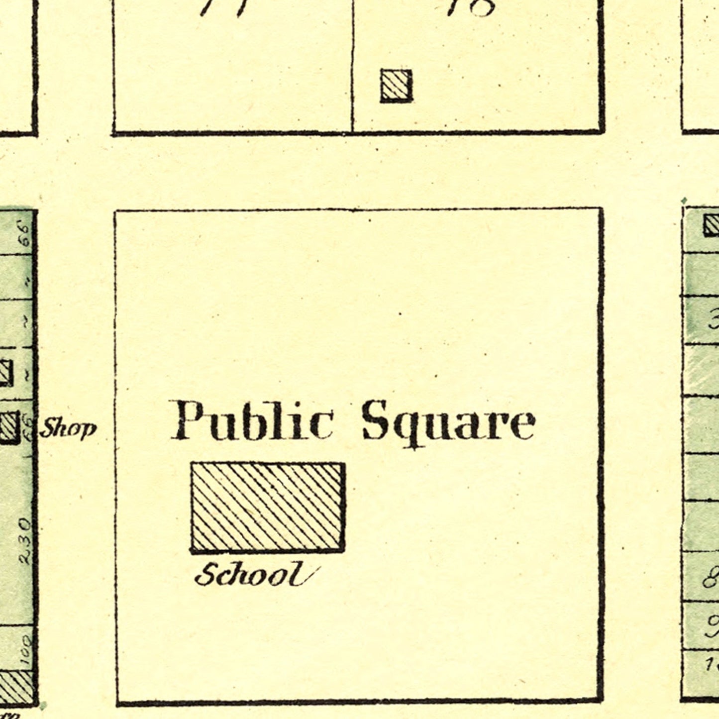 Vintage Map of Andover, Illinois 1893