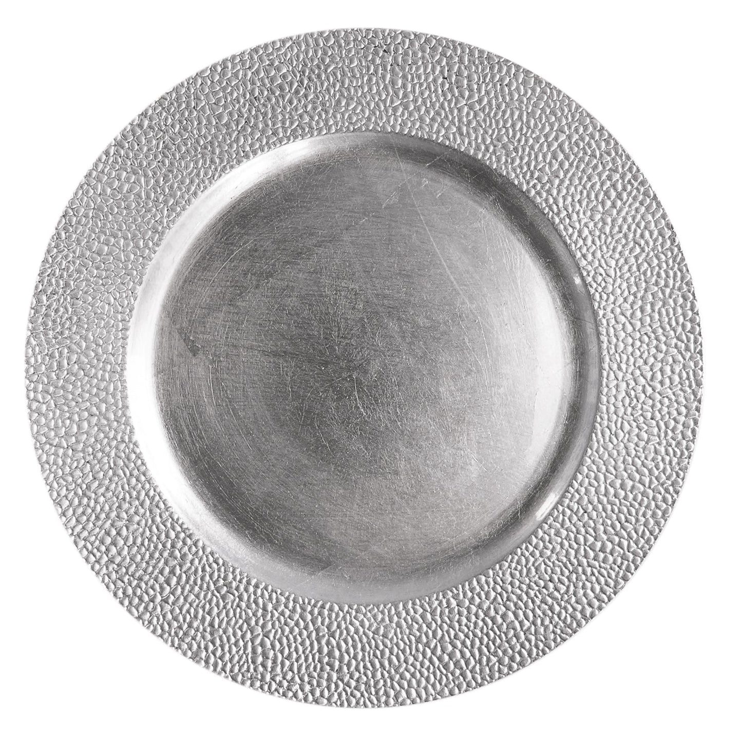 Silver Sand Charger Plate Set, 12 Pieces