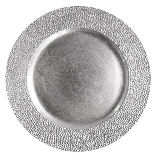 Silver Sand Charger Plate Set, 12 Pieces