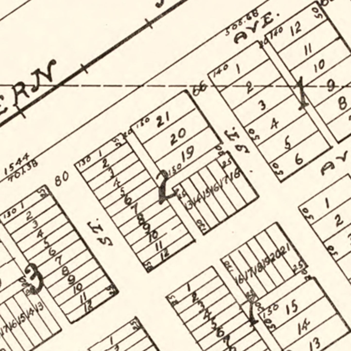 Vintage Map of Alamo, North Dakota 1937