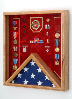 Air Force Flag Display Case - USAF Flag Case.