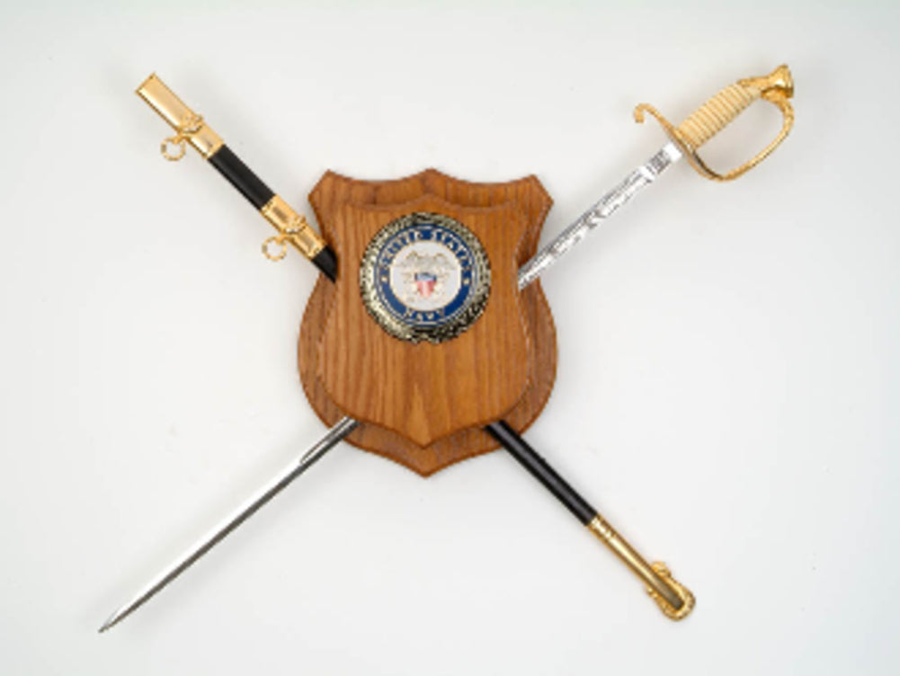 Sword Plaque Deluxe - Sword Wall Display, American Made