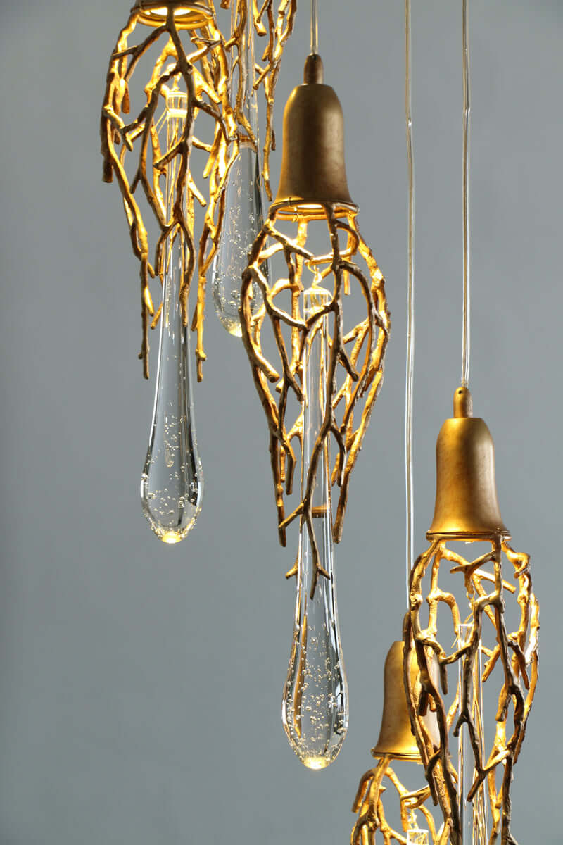 Modern Branched Chandelier