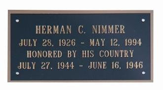 Large Name Plate - Engraved name plates