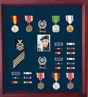 Photo Medal Display Case, Military Medal Frame, Photo.