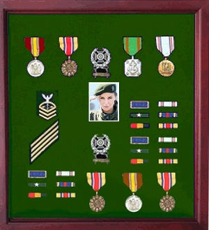 Photo Medal Display Case, Military Medal Frame, Photo.
