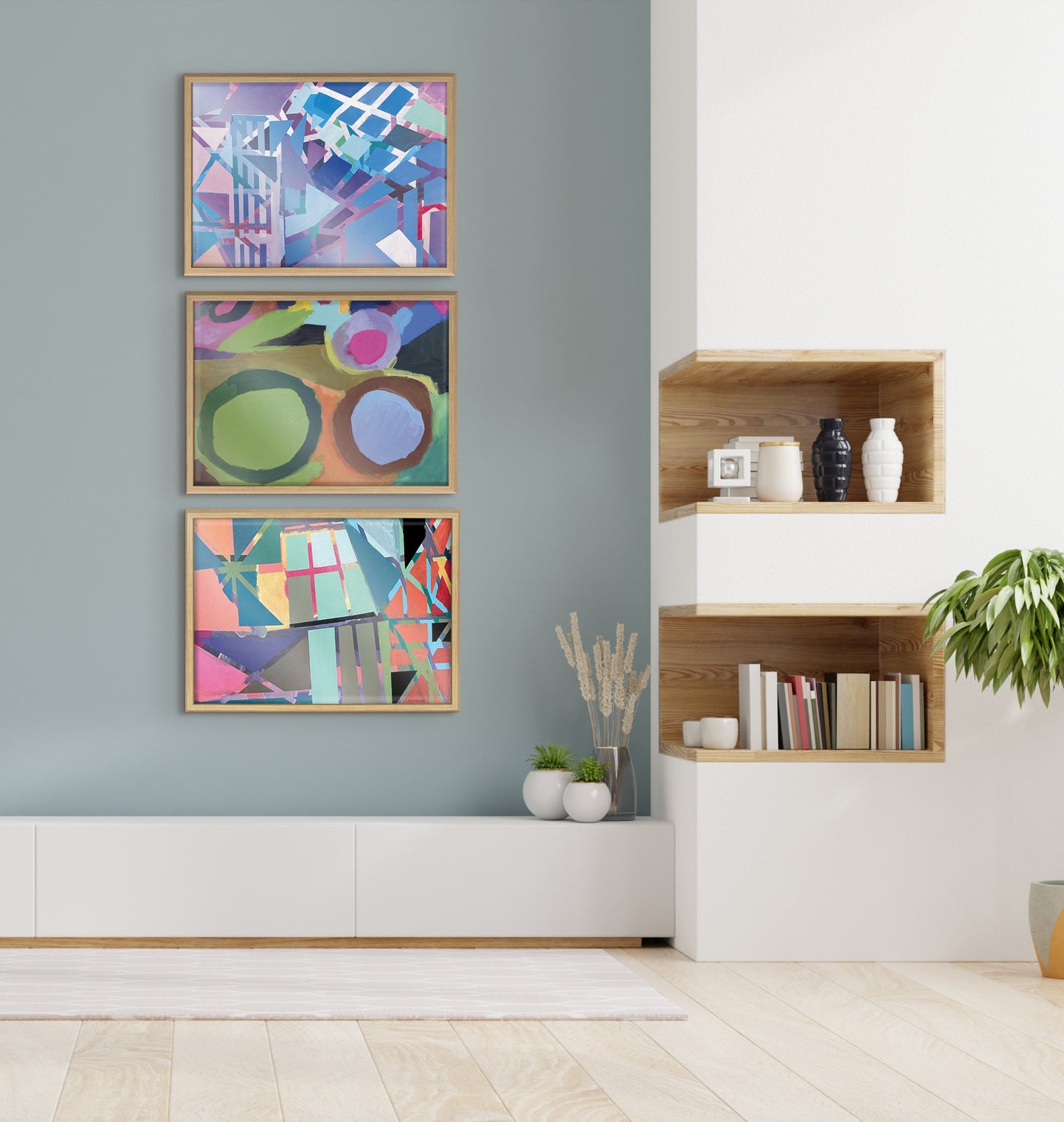 Blake Singing the Blues Framed Printed Glass by Caleb Griswold
