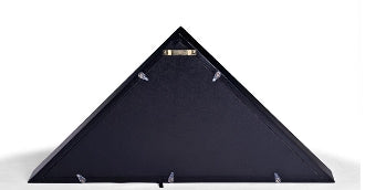 Flag Case With Base For Tabletop Or Wall Mounting - Black