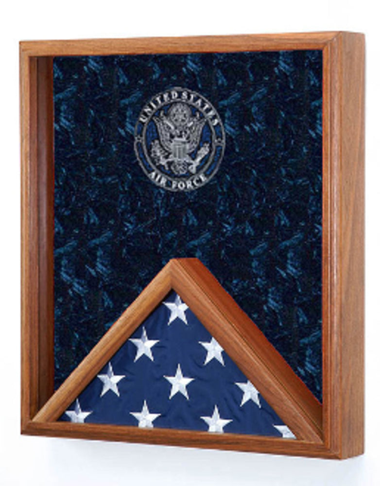 Air Force Flag Display Case - USAF Flag Case.