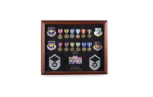 Shadowbox Display Frame – 20 x 16” with Cherry Finish