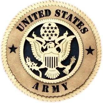 Army wall tribute, Laser Wall Tributes available in both 9-inch and 12-inch versions
