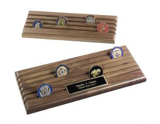 Challenge Coins Rack, Challenge Coin Display - 6 Row