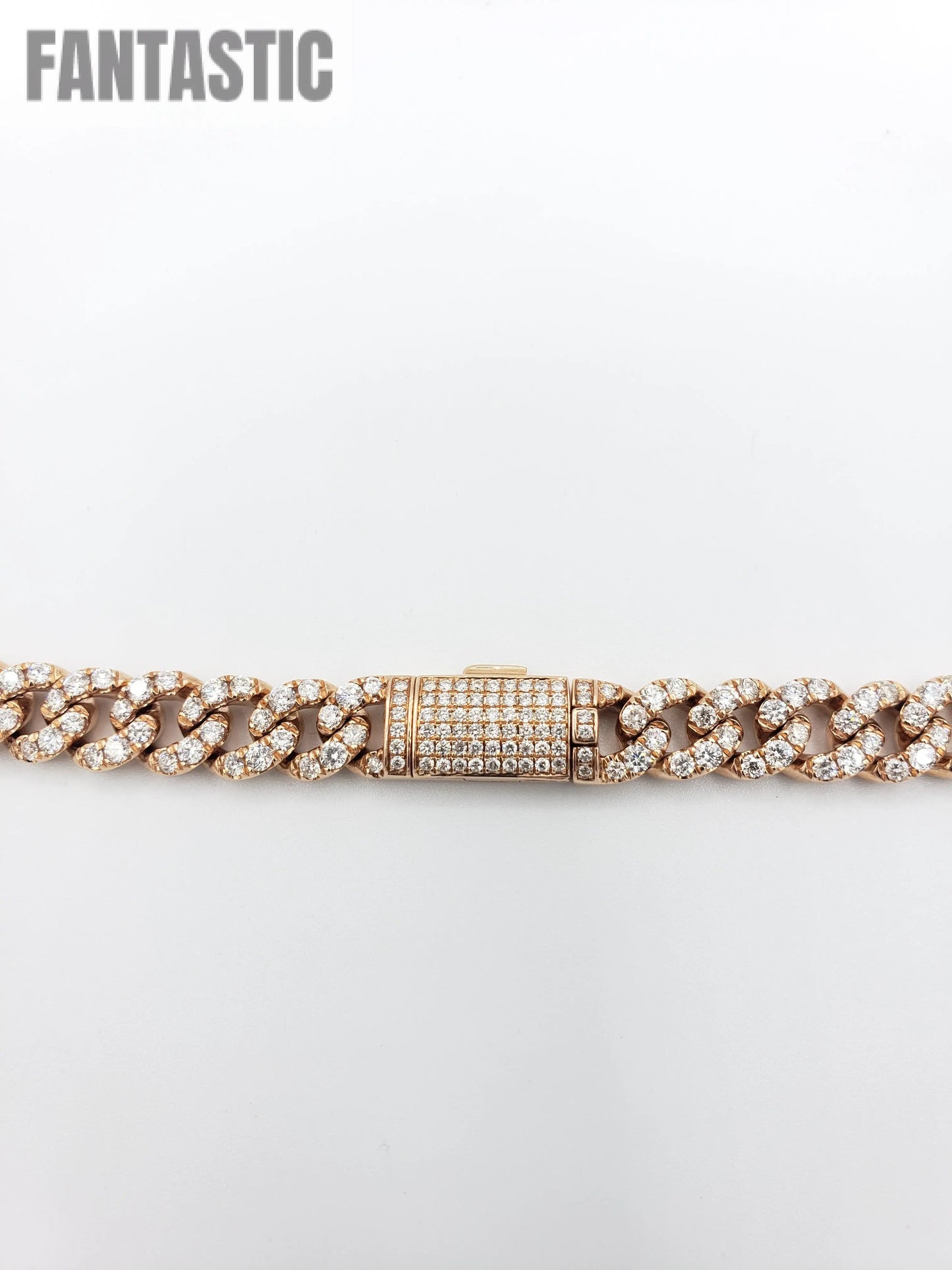 14K Gold- Diamond Miami Cuban Rose Gold Chain (93.3 Grams)