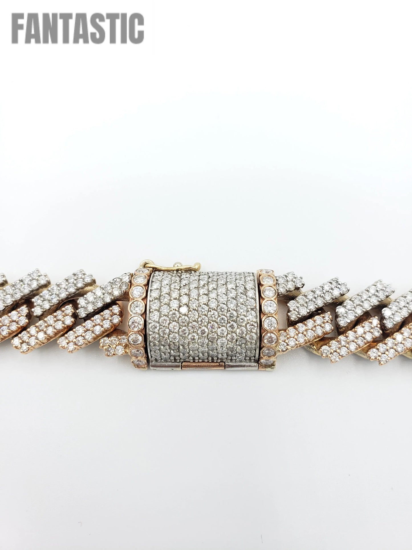 14K Gold- Diamond Miami Cuban Two-Tone Chain (325 Grams)