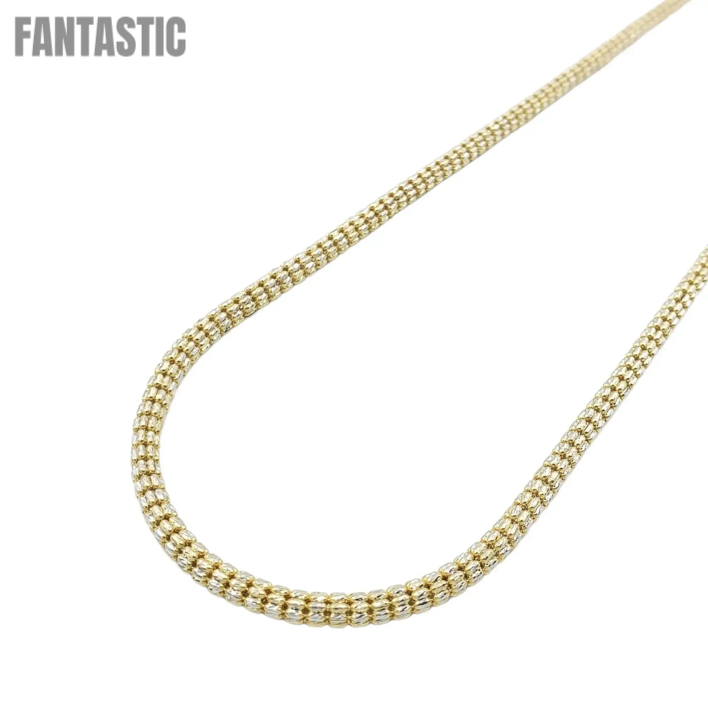 14K Gold- Ice Chain (Yellow Gold)
