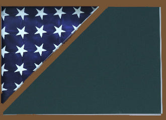 Shadow box to hold a 5’ X 9.5’ flag, Flag medal display frame