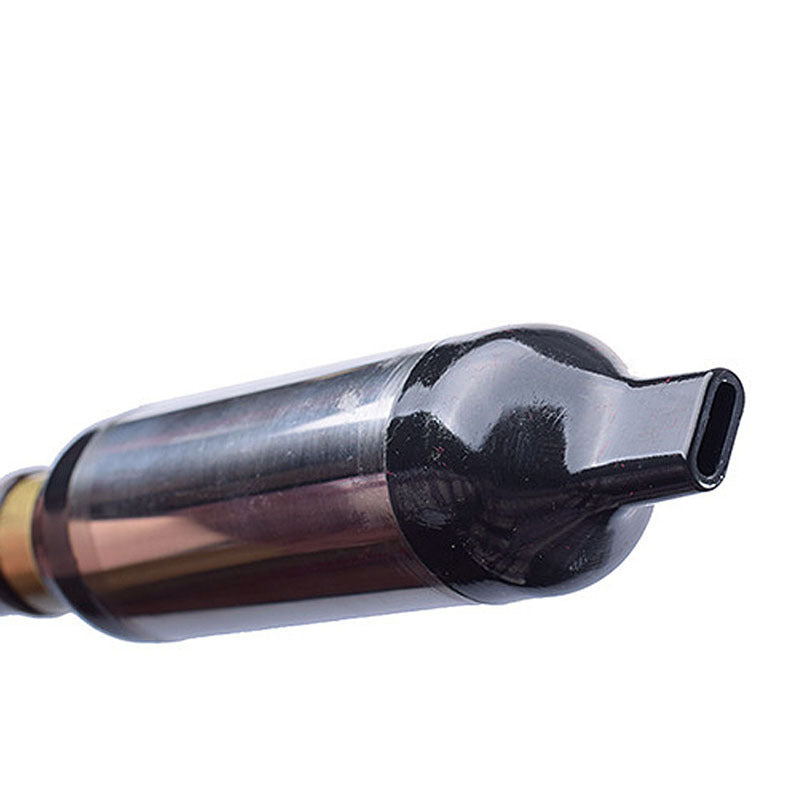Black Bamboo Bawu Flute, Key of G, Dragon Carving