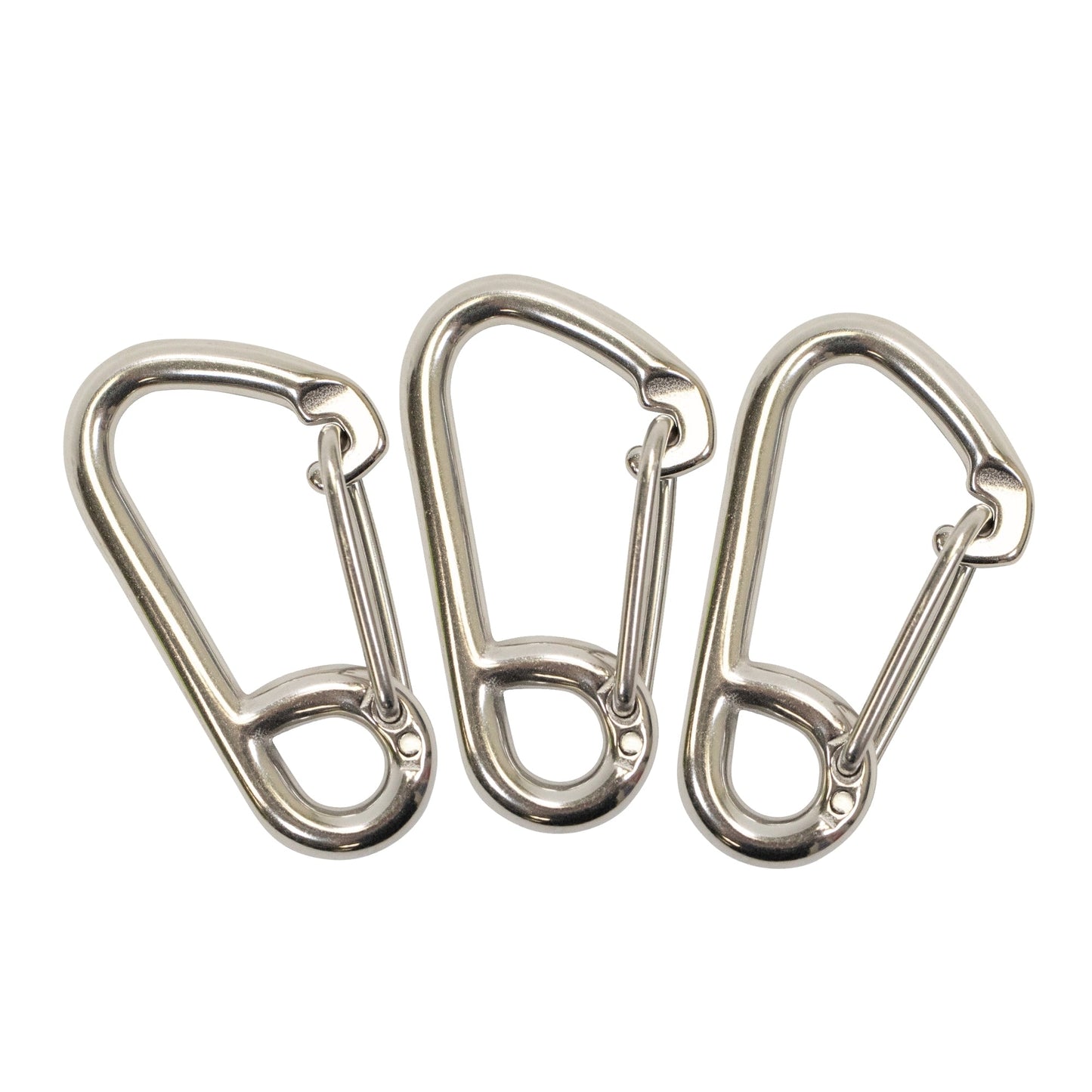 Scuba Choice Boat Marine Clip Stainless Steel Safety Spring Hook Carabiner, 3"
