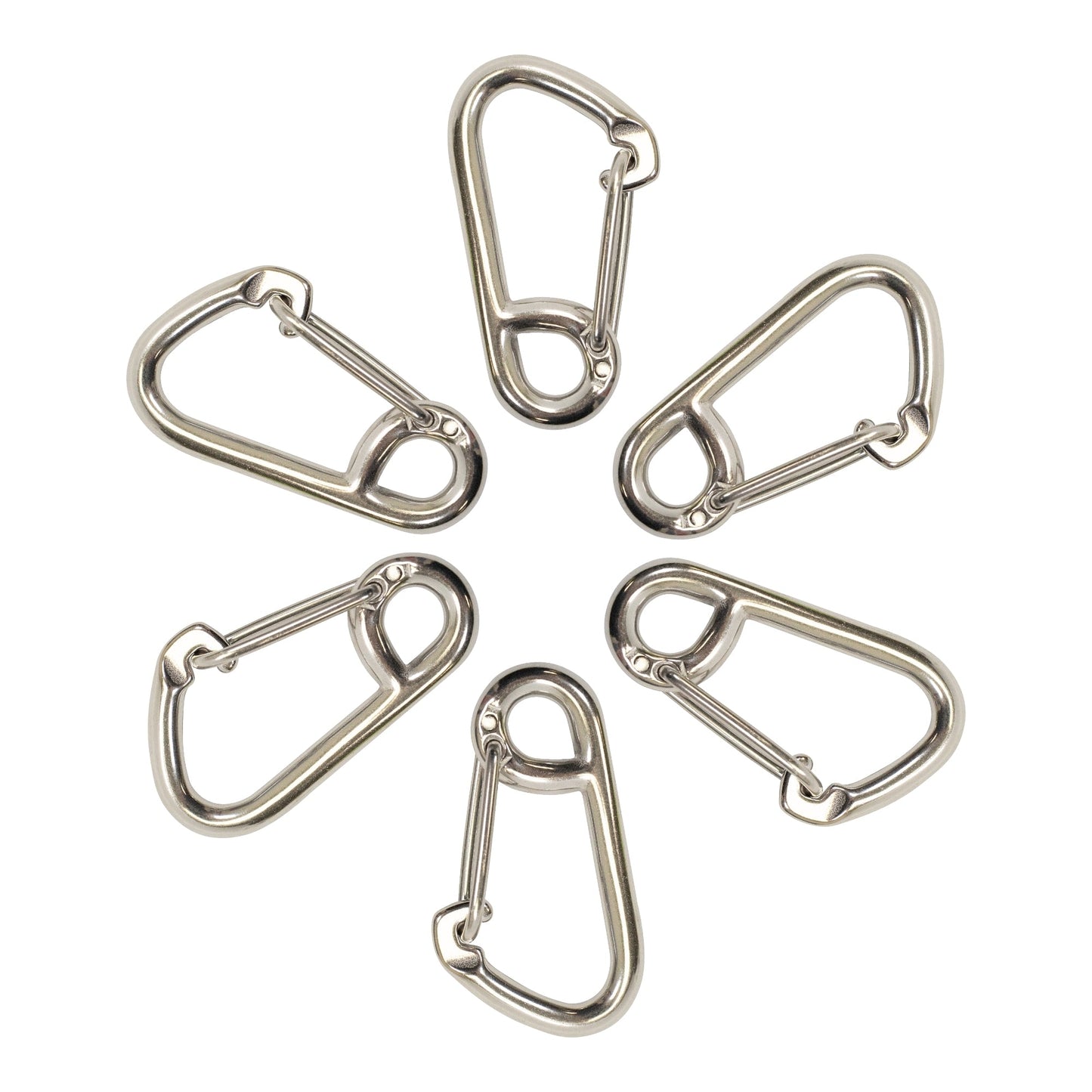 Scuba Choice Boat Marine Clip Stainless Steel Safety Spring Hook Carabiner, 3"