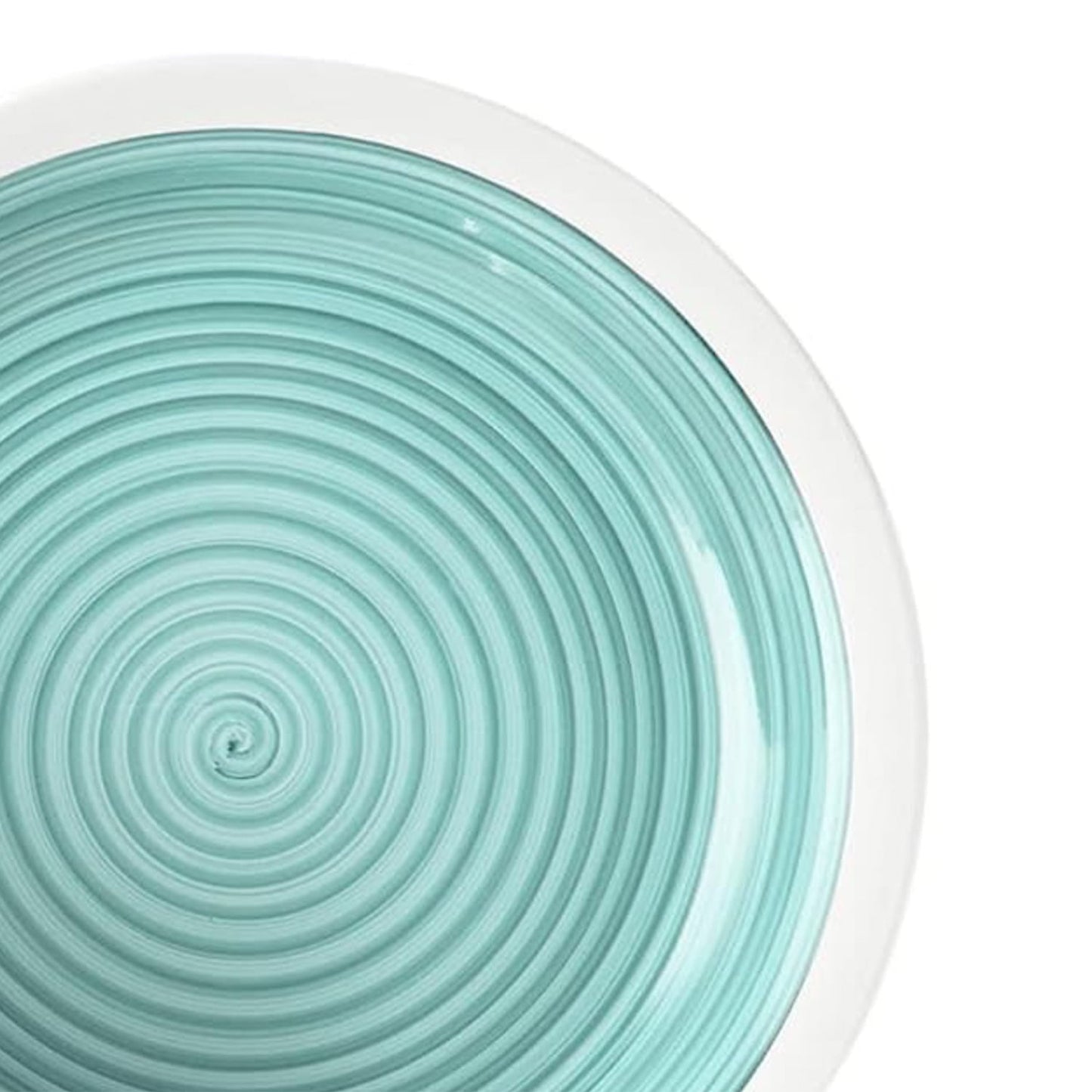SPIRAL TURQUOISE 12 PC DINNERWARE SET