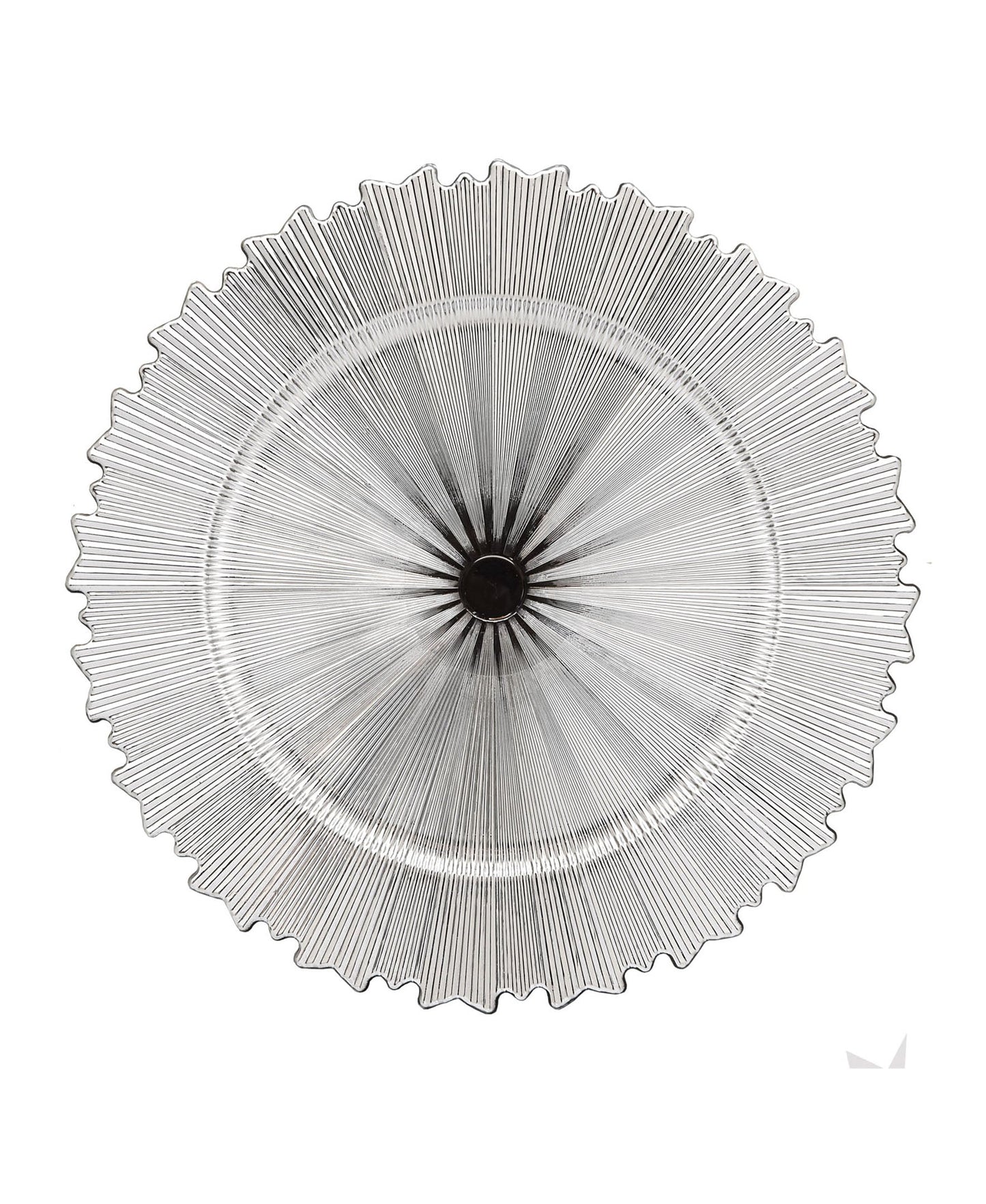 STAR SILVER ELECTROPLATED CHARGER SET/4 13"D