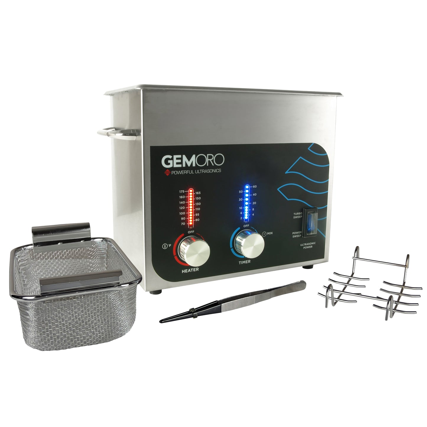 Ultrasonic (.75 Gallon 3QT) With Heat, Autodegassing & Accessories