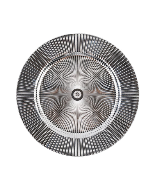 SUPERSTAR SILVER SET OF 4 CHARGER PLATES 13"D ELECTROPLATED