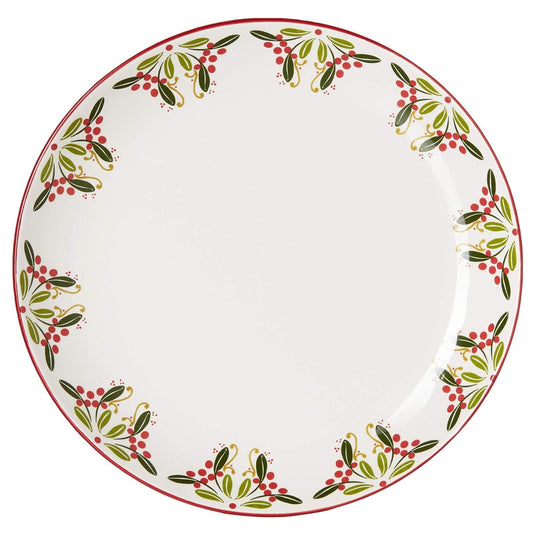 Bargello Holiday Set 6 Dinner Plates