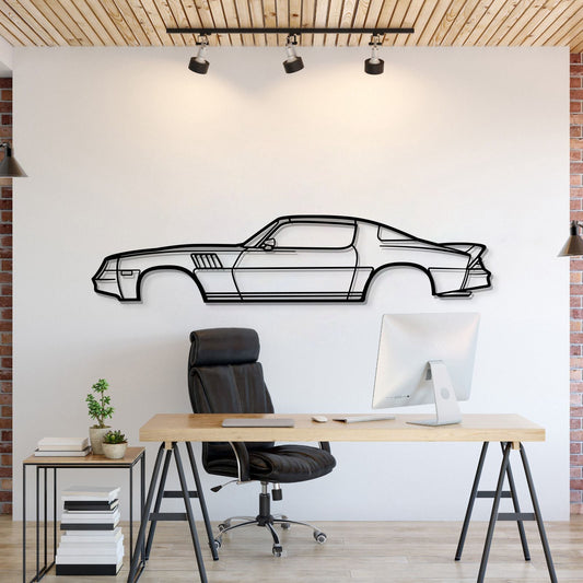 1978 Camaro Z28 Metal Car Wall Art - MT0181