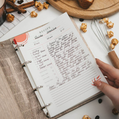 Extra Paper for Recipe Book