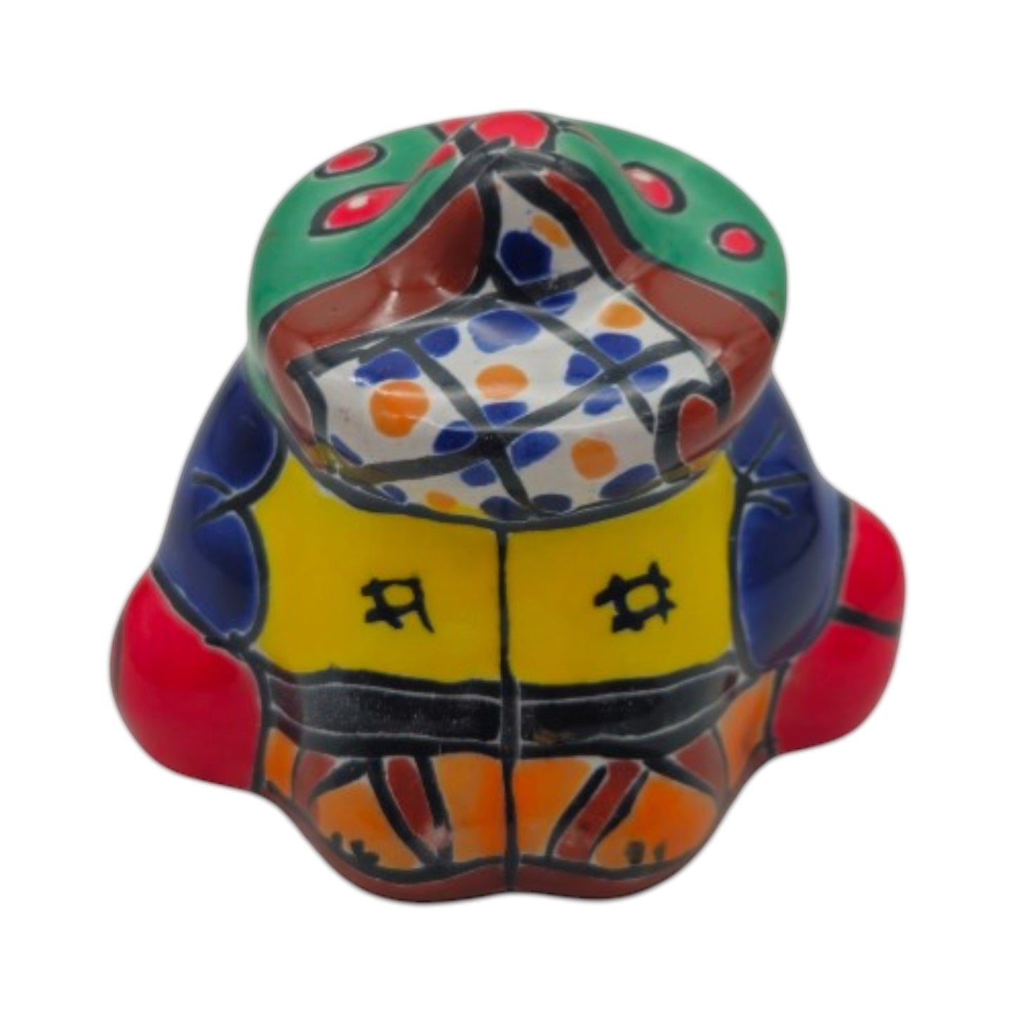 Tiny Talavera Panchito Figurine | Hand-Painted Mexican Sleeping Man