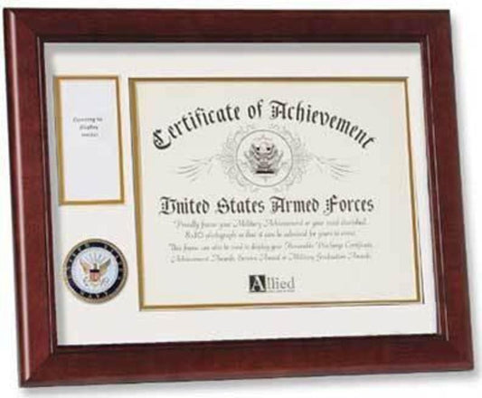 Flags Connections United States Navy Medal And Award Frame.