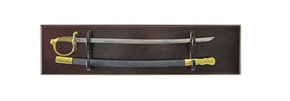 Sword Display Plaque Rack Holder Wall Rack, Alternative to Display Case ( 44"L X 11"H X 4"D )
