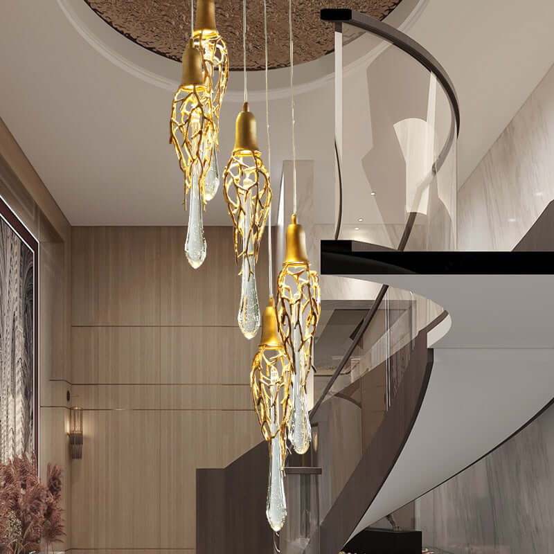 Modern Branched Chandelier