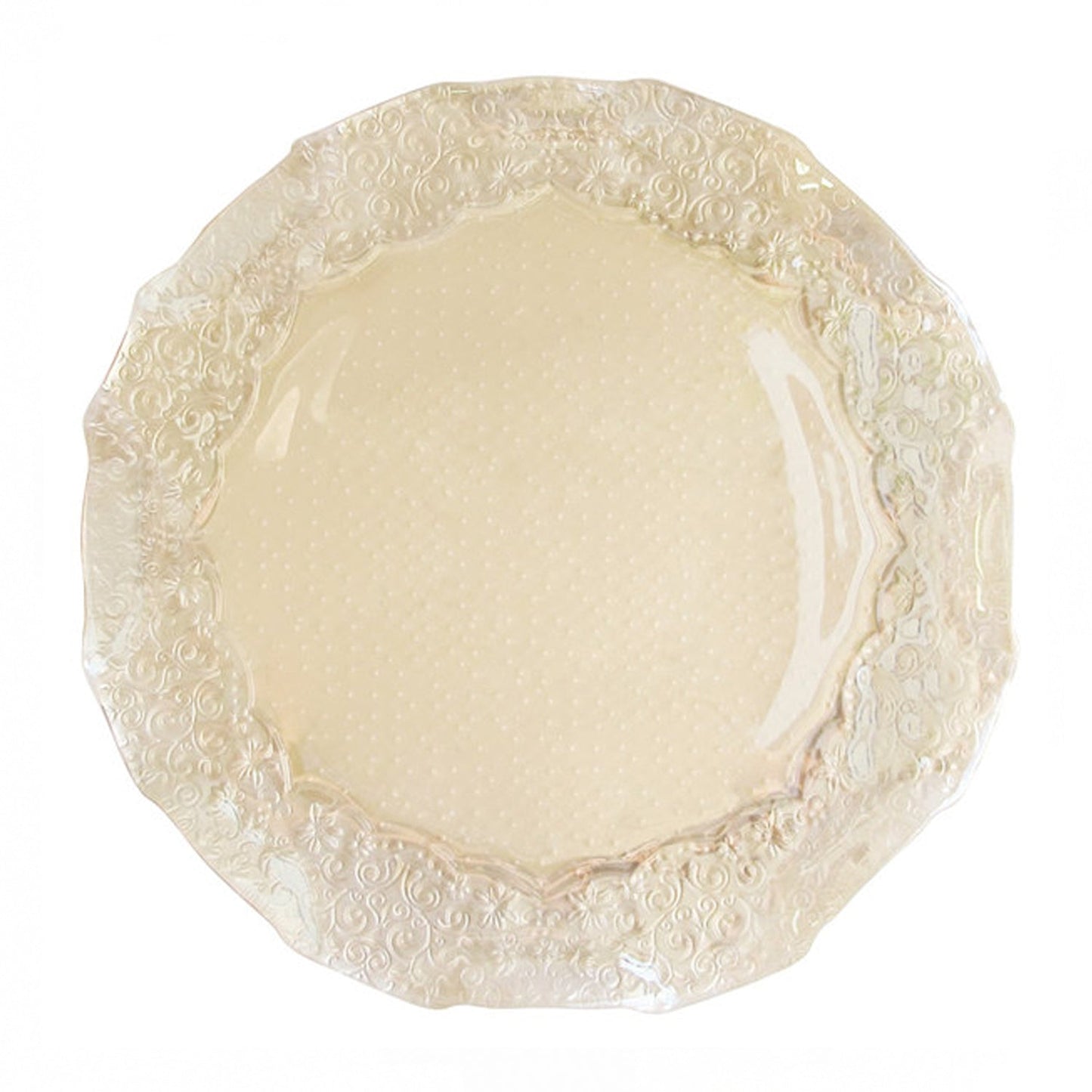 Roberta Iris Luster Pearl Charger Plate by American Atelier