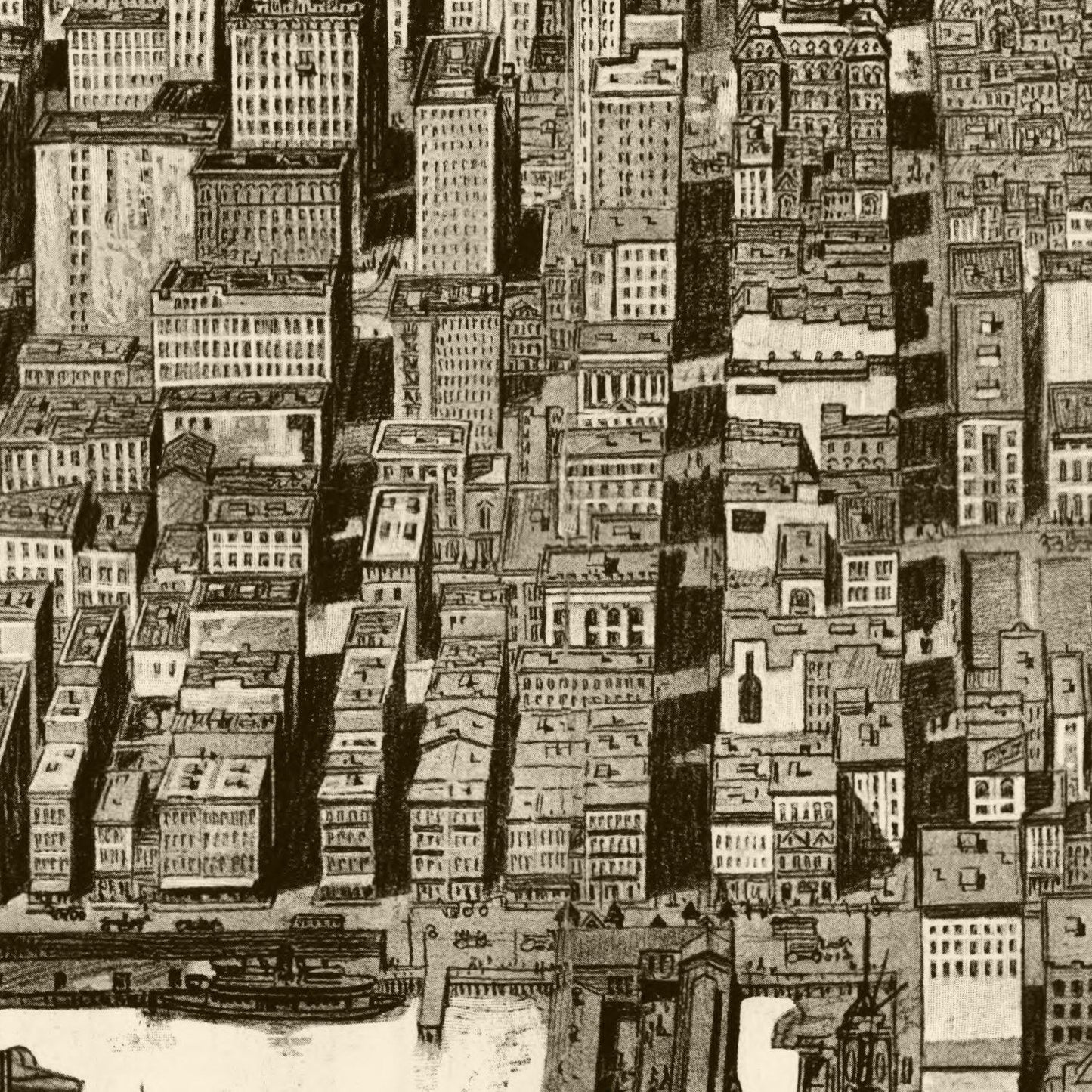 Vintage Map of Baltimore, Maryland 1912