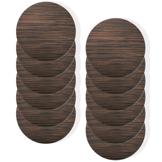 Pine Brown Round Charger Plate 12-Piece Set