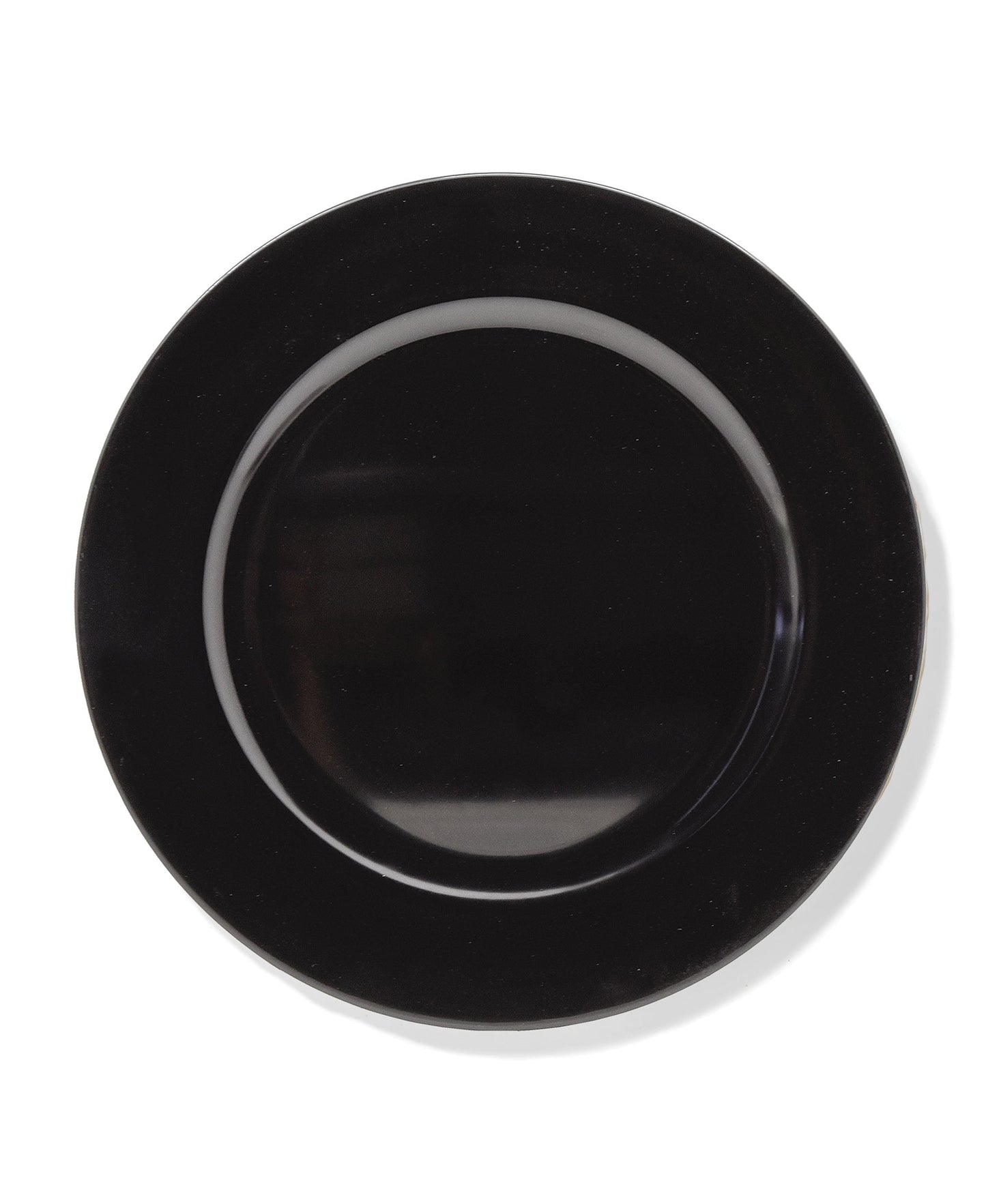 Black Round Charger Plate 12-Piece Set