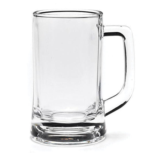 GLASS BEER MUGS SET OF 2 21.7oz.