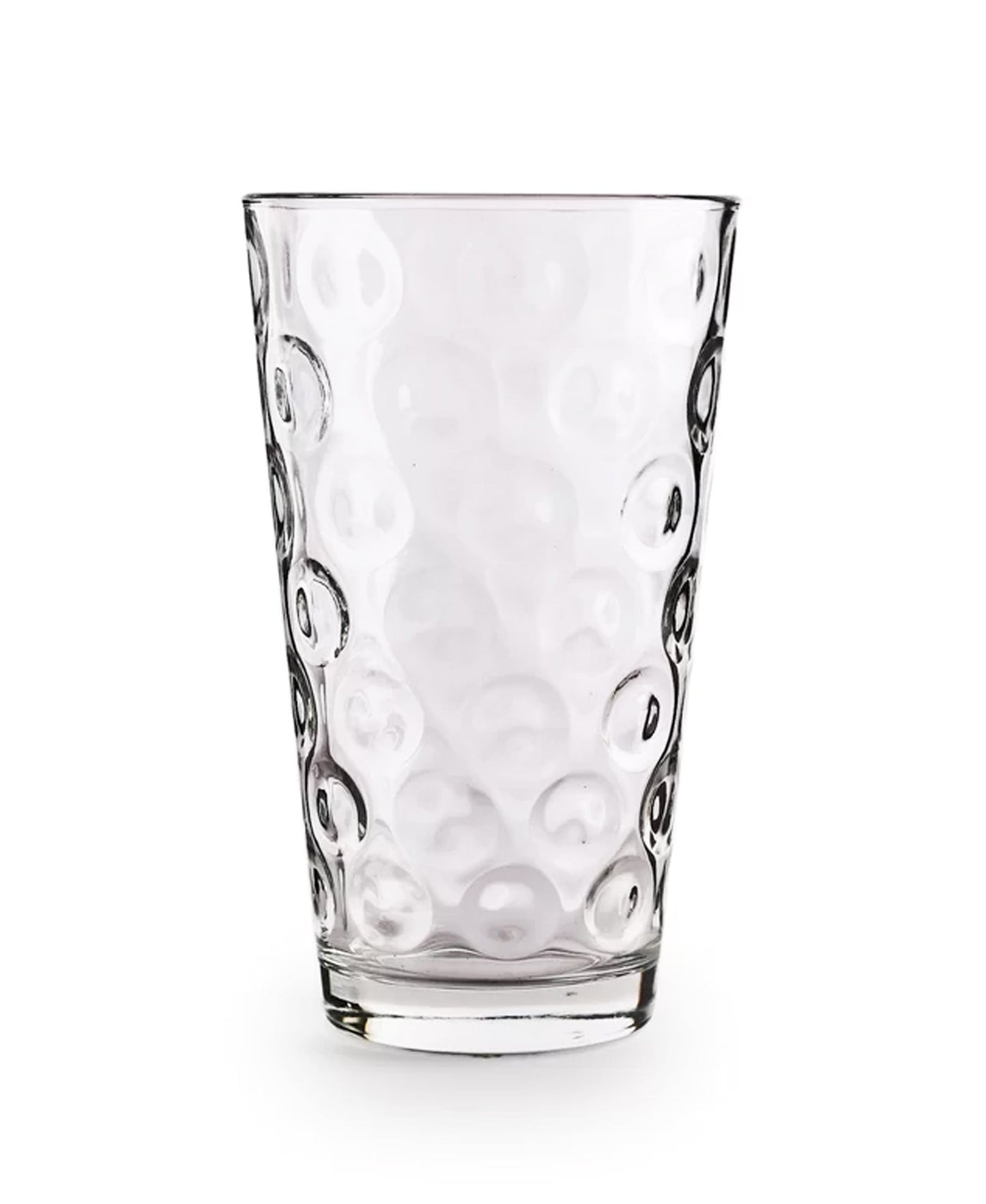Double Circle Set of 4 Juice Glasses 7 OZ.