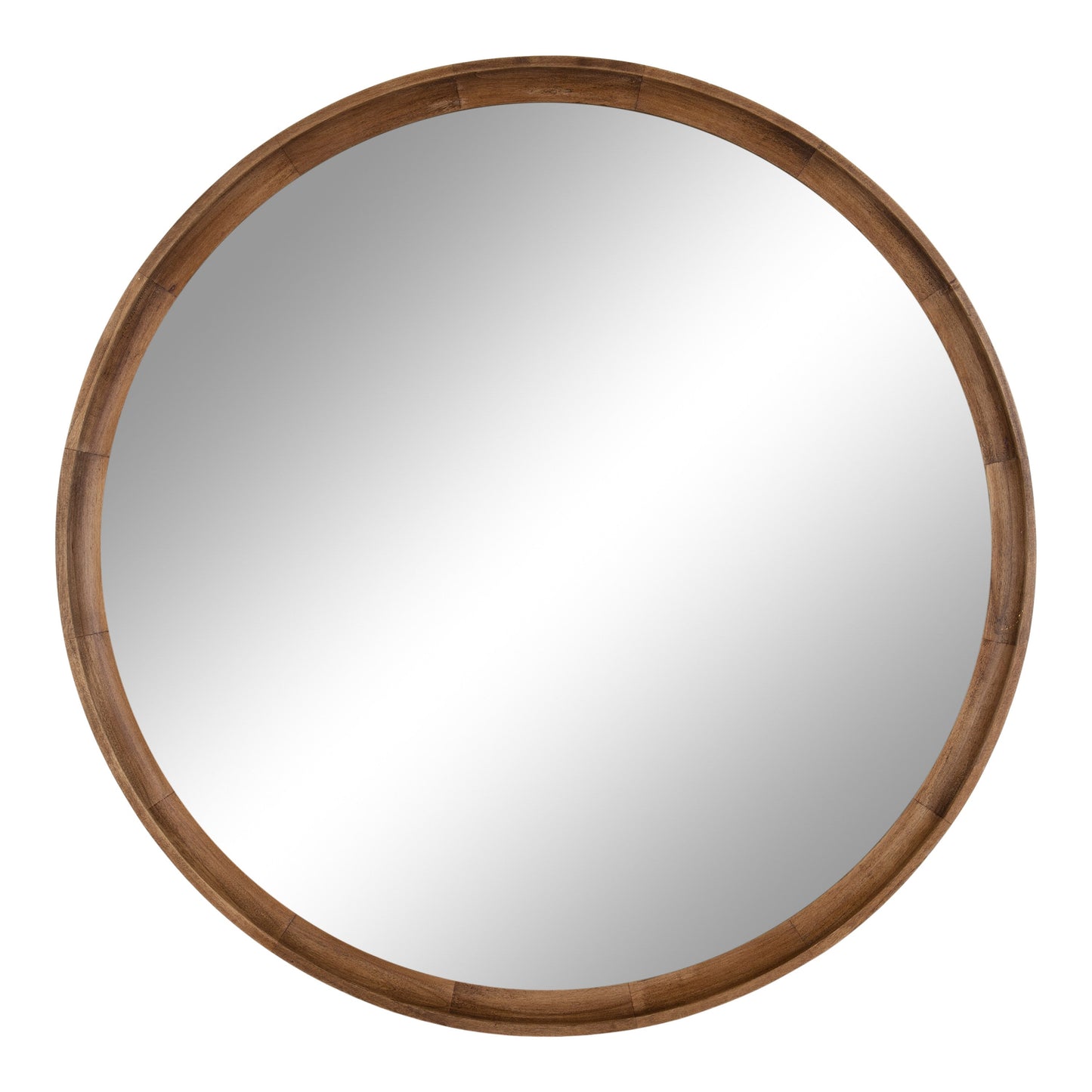 Hatherleigh Round Wood Wall Mirror