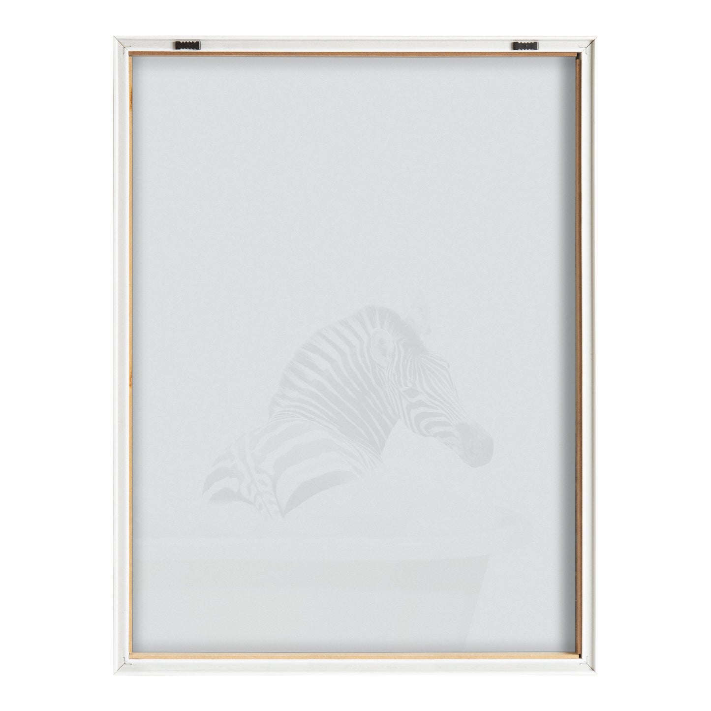 Blake Bathroom Bubble Bath Zebra Framed Printed Glass by The Creative Bunch Studio